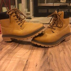 Gently used combat boots